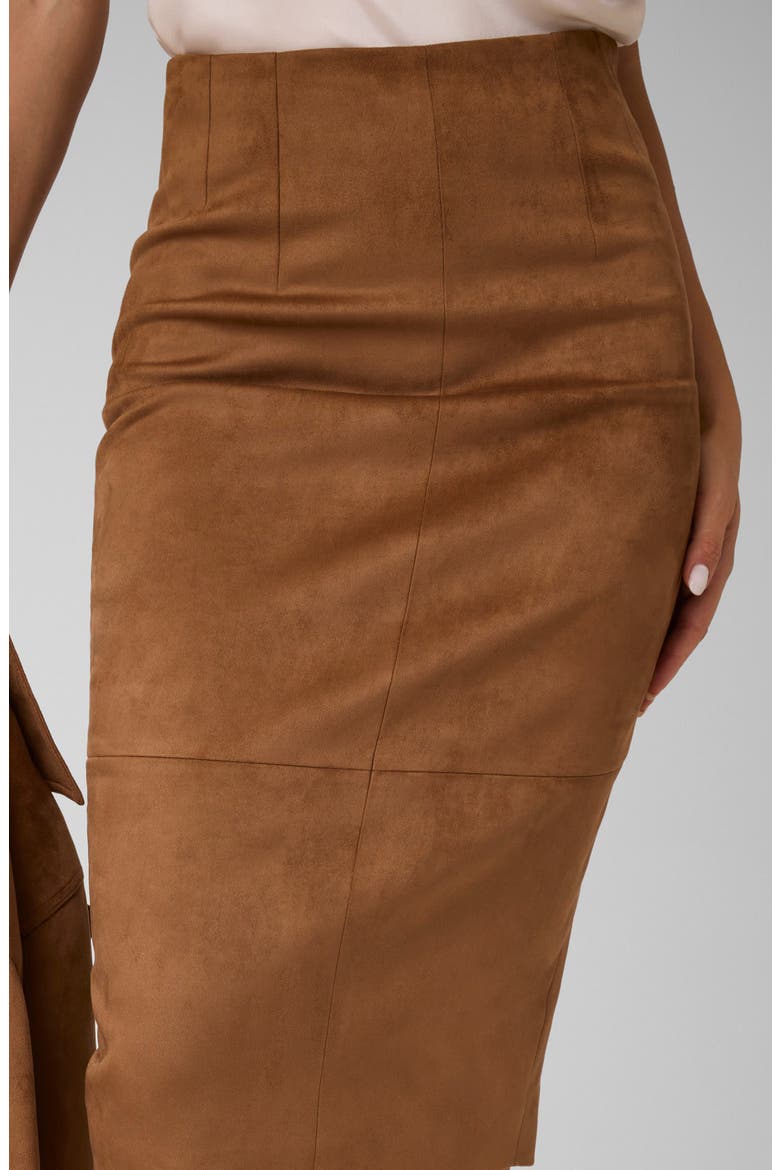 Layla Faux Suede Midi Skirt, Alternate, color, G1FP-OPEN