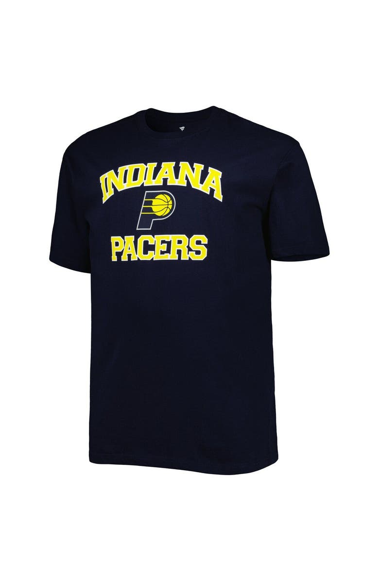 PROFILE Men's Navy Indiana Pacers Big & Tall Heart & Soul T-Shirt, Alternate, color, 