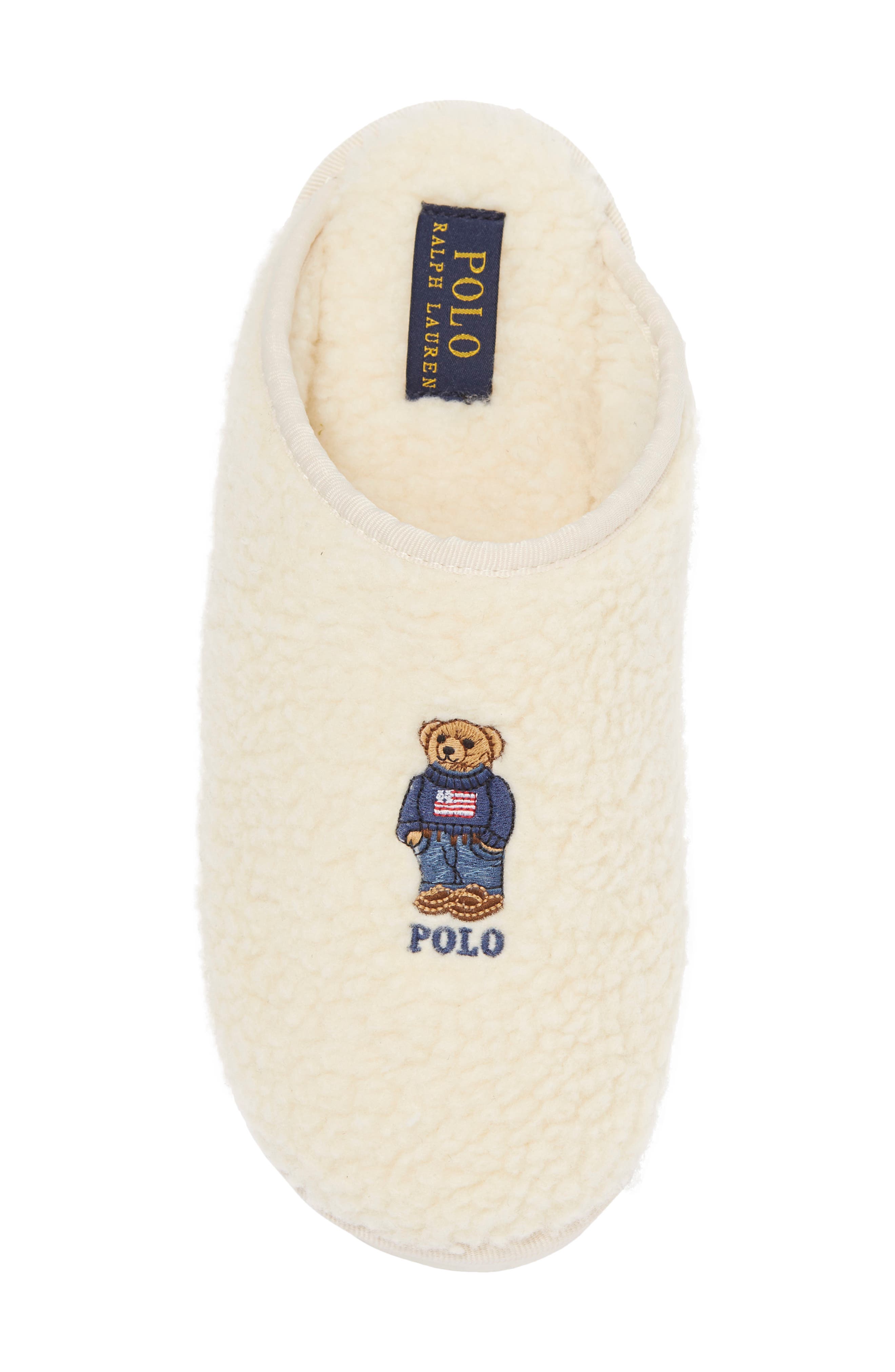 Polo Ralph Lauren Kayleigh Faux Shearling Scuff Slipper, Alternate, color, 