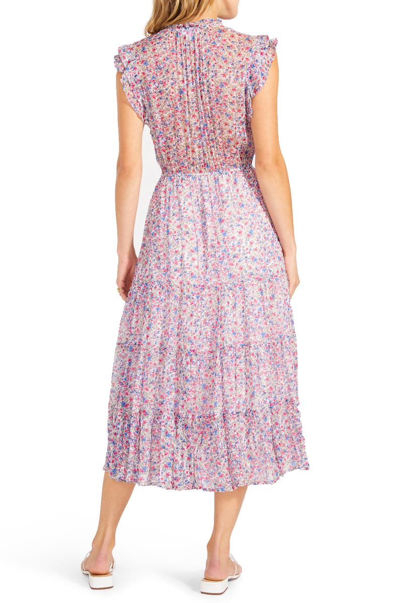BB Dakota by Steve Madden Canyon Moon Floral Midi Dress, Alternate, color, 