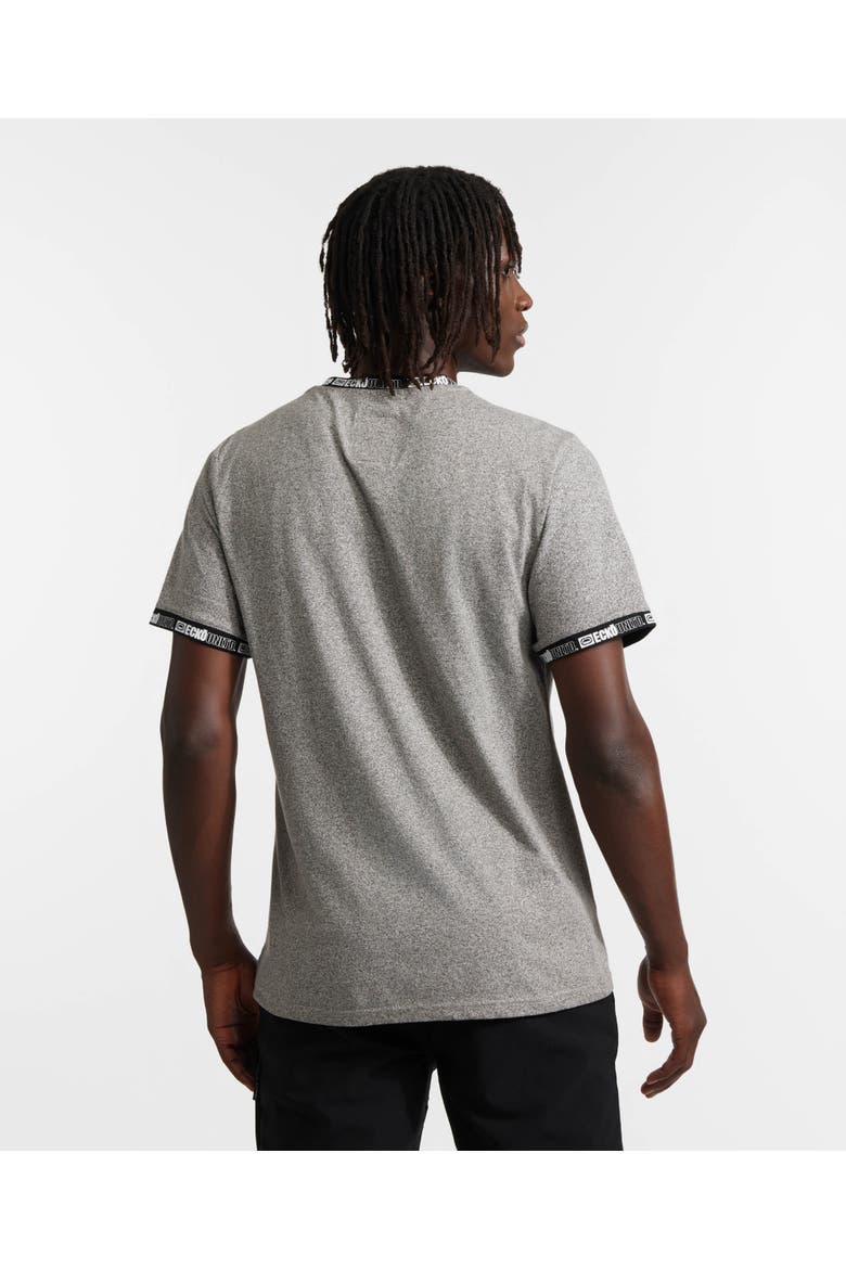 Database Short Sleeve Knit Tee, Alternate, color, Marled Grey