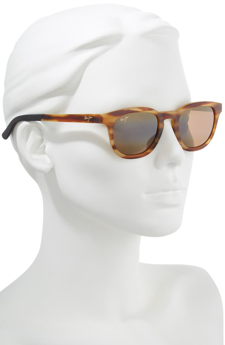 Maui Jim Koko Head 48mm Small PolarizedPlus2<sup>®</sup> Sunglasses, Alternate, color, Matte Tortoise/ Hcl Bronze