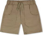 Deux par Deux Parachute Shorts with Patch Pockets
