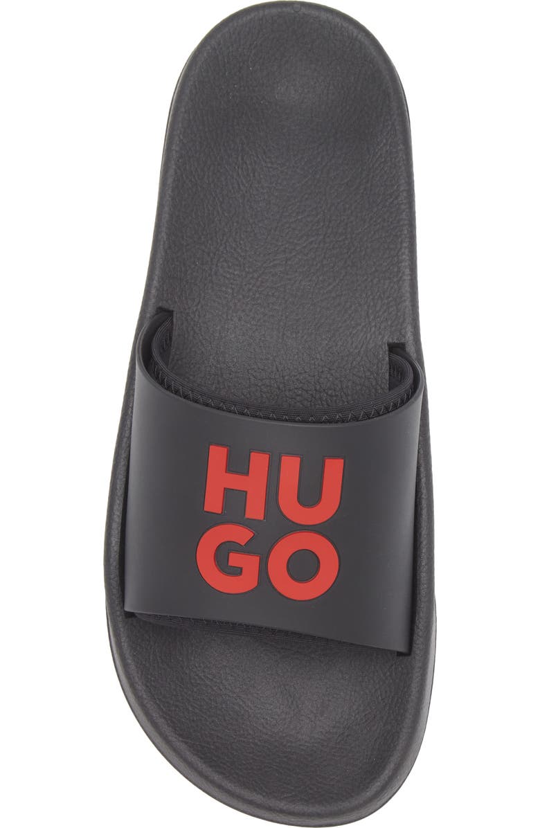 BOSS Logo Waterproof Slide Sandal, Alternate, color,