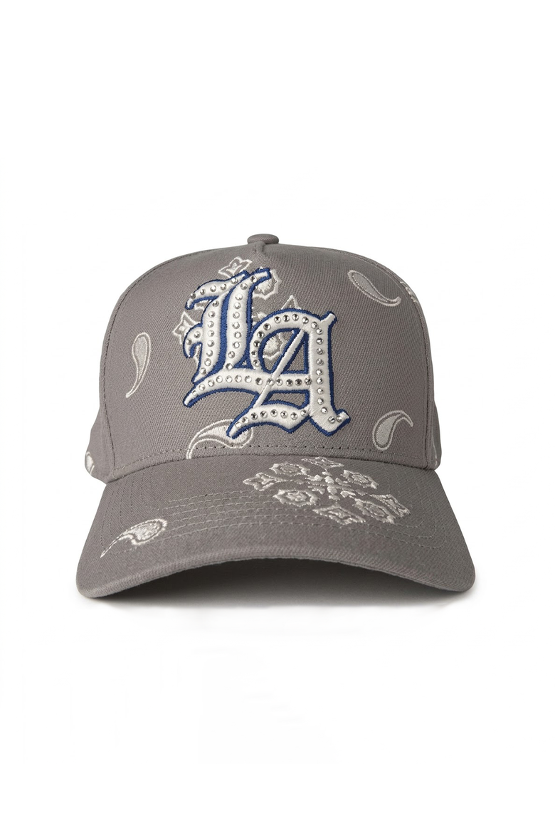 Vince Paisley LA Rhinestone Hat, Main, color, Charcoal grey