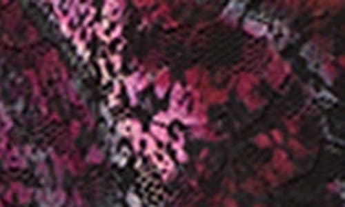 Afrm Montana Long Sleeve Lace Body-con Minidress In Brown