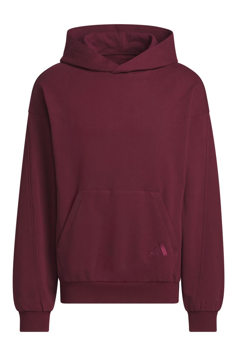 Cotton Pullover Hoodie, Alternate, color, MAROON