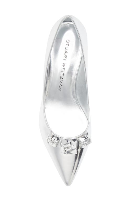 Stuart Weitzman Rosie 50 Pump In Silver