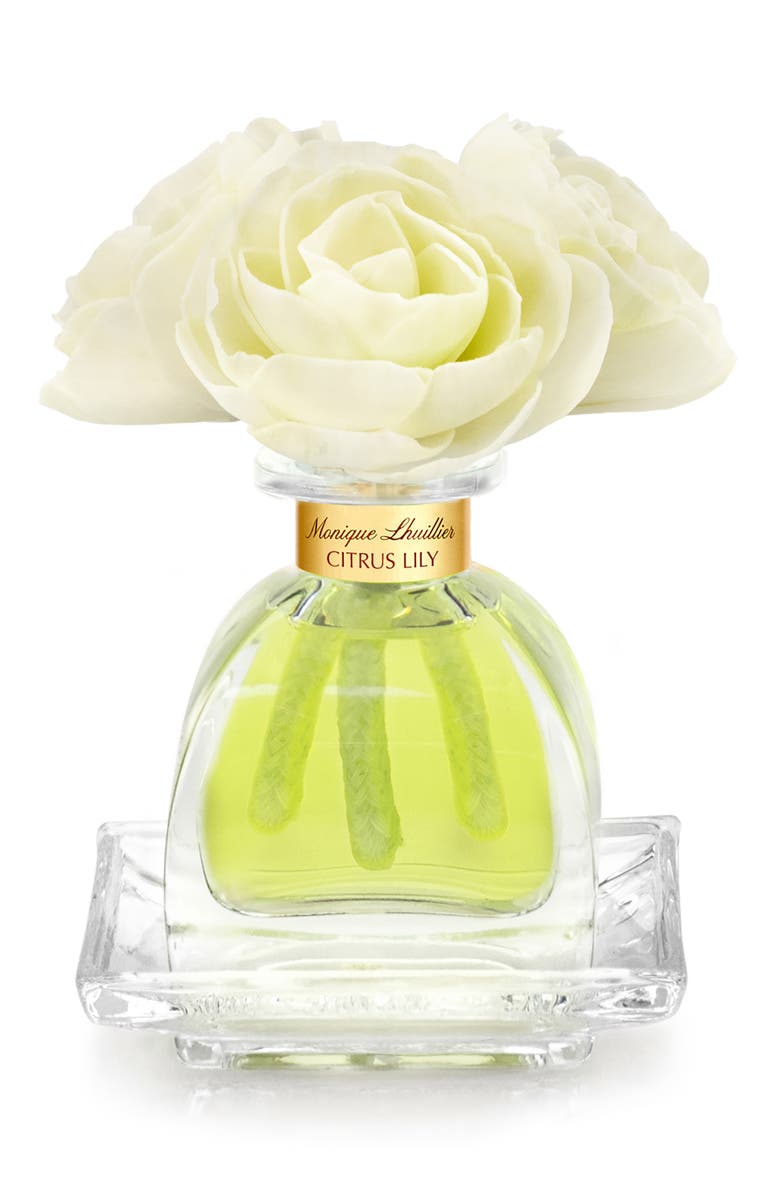 Agraria San Francisco x Monique Lhuillier PetiteEssence Reed Diffuser, Alternate, color, Citrus Lily