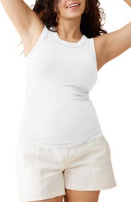 Ingrid & Isabel Seamless Rib Maternity Tank