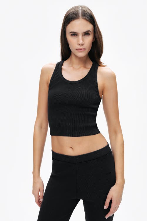Nocturne Ribbed Flared Pants In Black