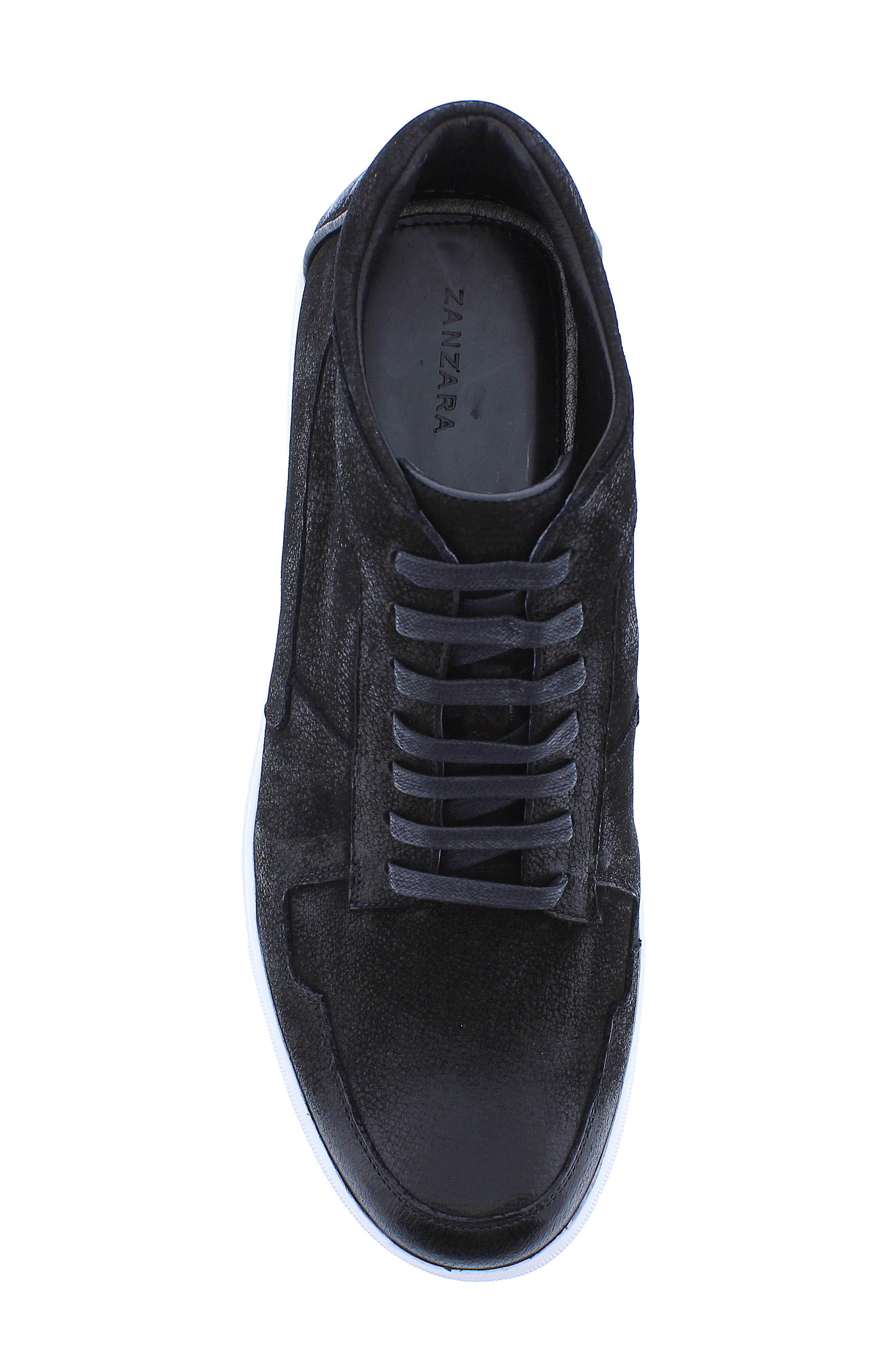 Zanzara Bobby Leather High Top Sneaker, Alternate, color, 