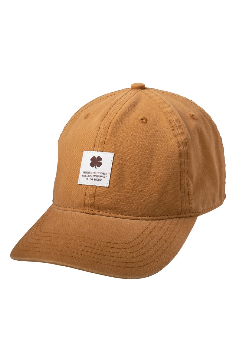 Black Clover Zuma 3 Patch Baseball Cap, Main, color, Tan