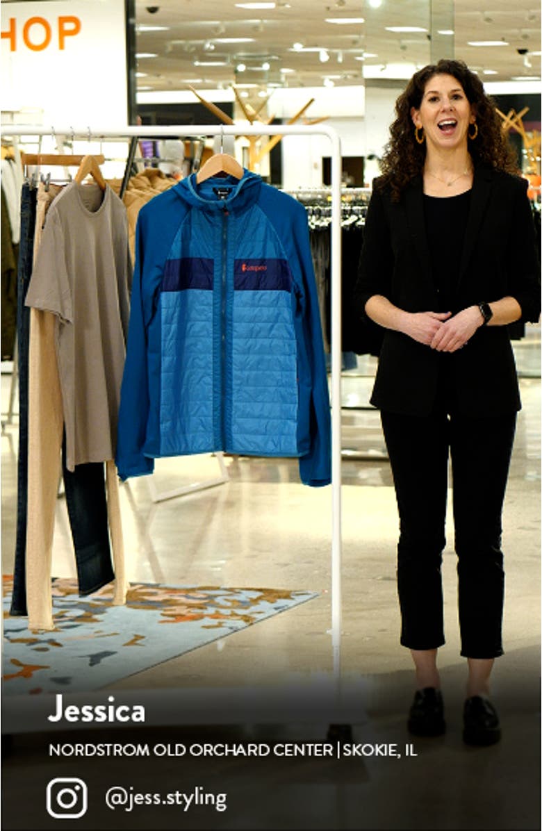 Capa Hybrid Water-Repellent Hooded Packable Puffer Jacket, sales video thumbnail