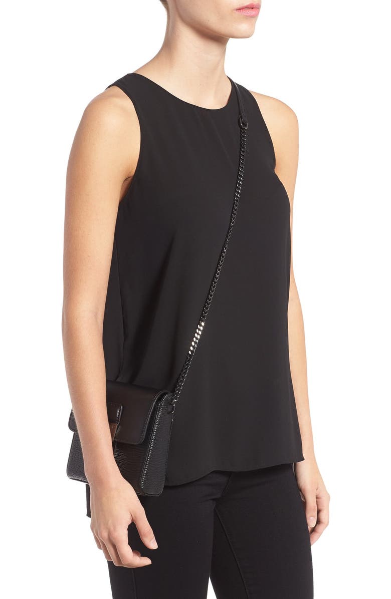 Ted Baker London 'Small Luggage Lock - Maj' Leather Crossbody Bag, Alternate, color,