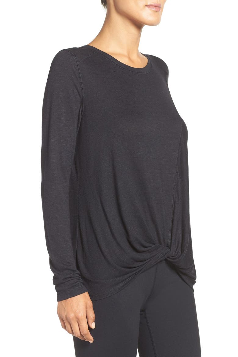 Twisty Turn Tee, Alternate, color, BLACK