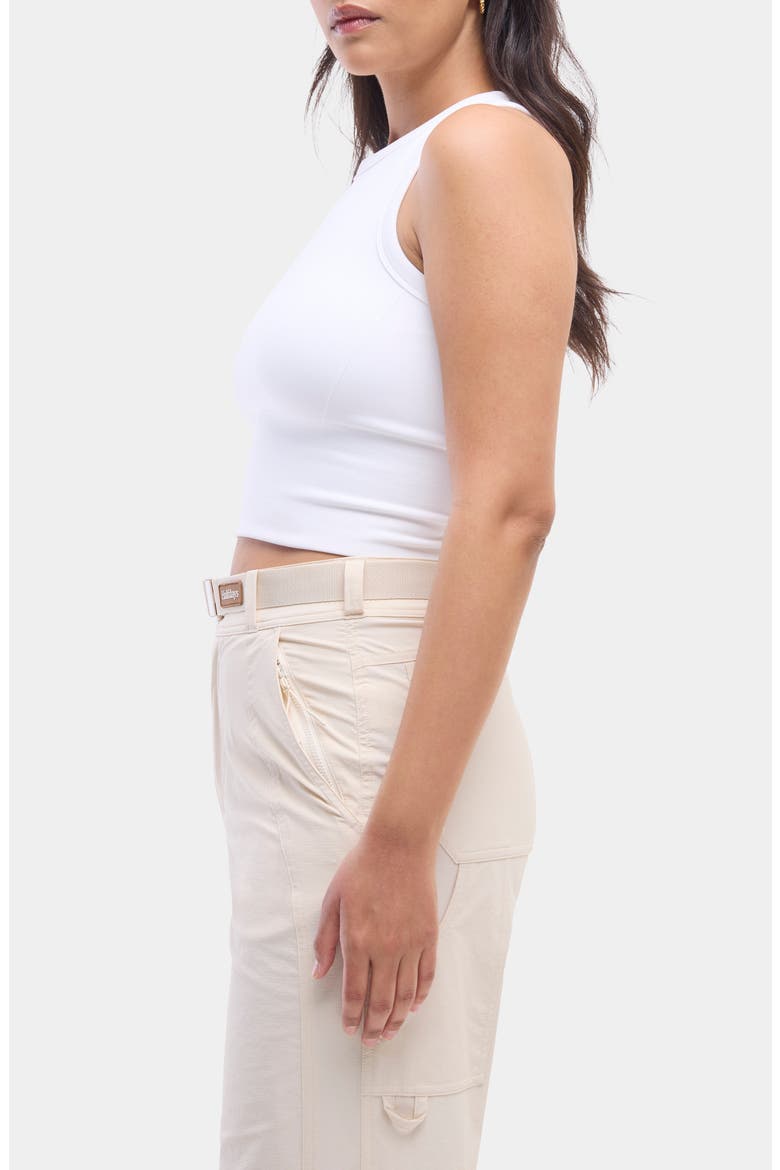 Sunn Racerback Tank, Alternate, color, WHITE