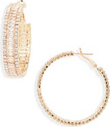Tasha Crystal Hoop Earrings