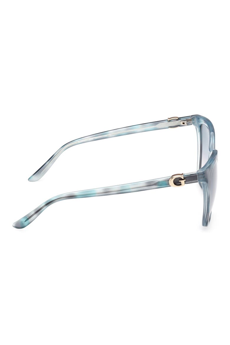 Square Sunglasses, Alternate, color, BLUE/ OTHER / GRADIENT BLUE