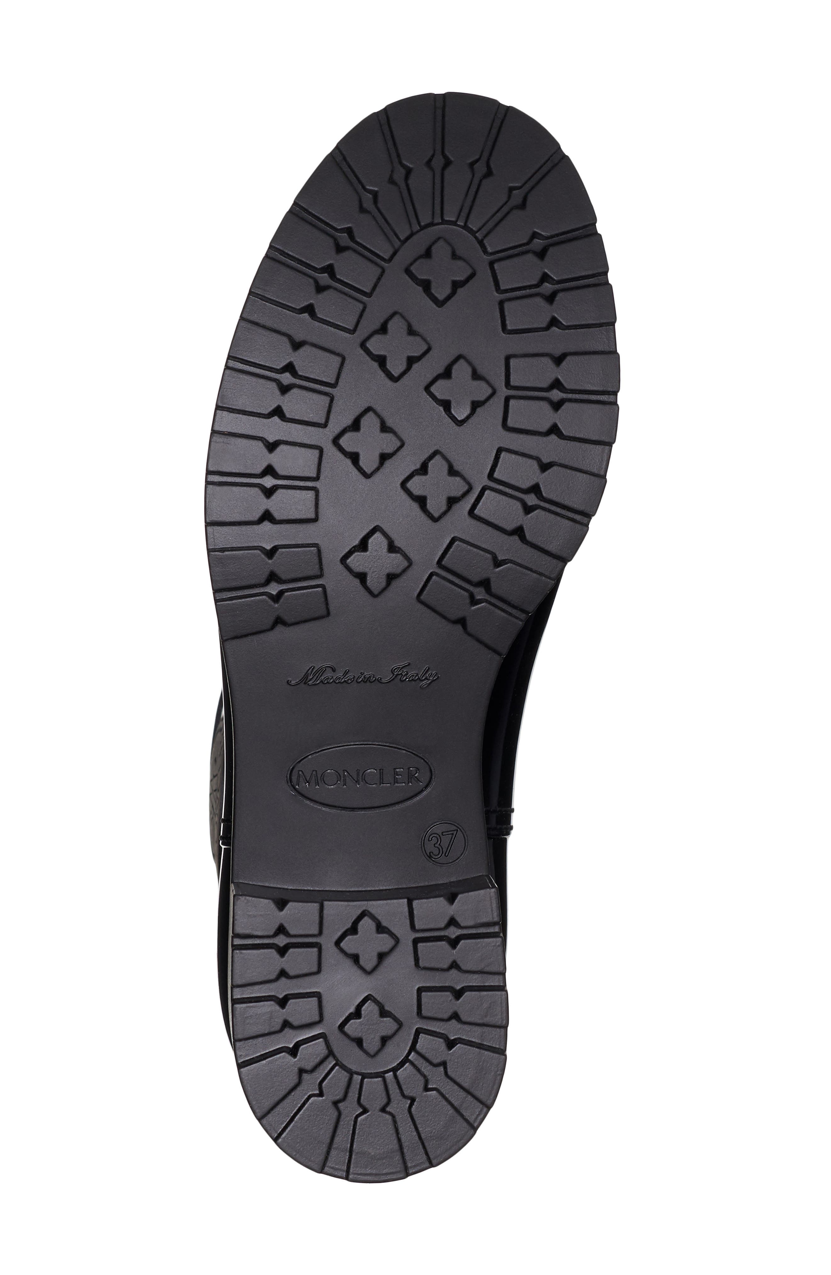 Moncler Ginette Logo Waterproof Rain Boot, Alternate, color, 