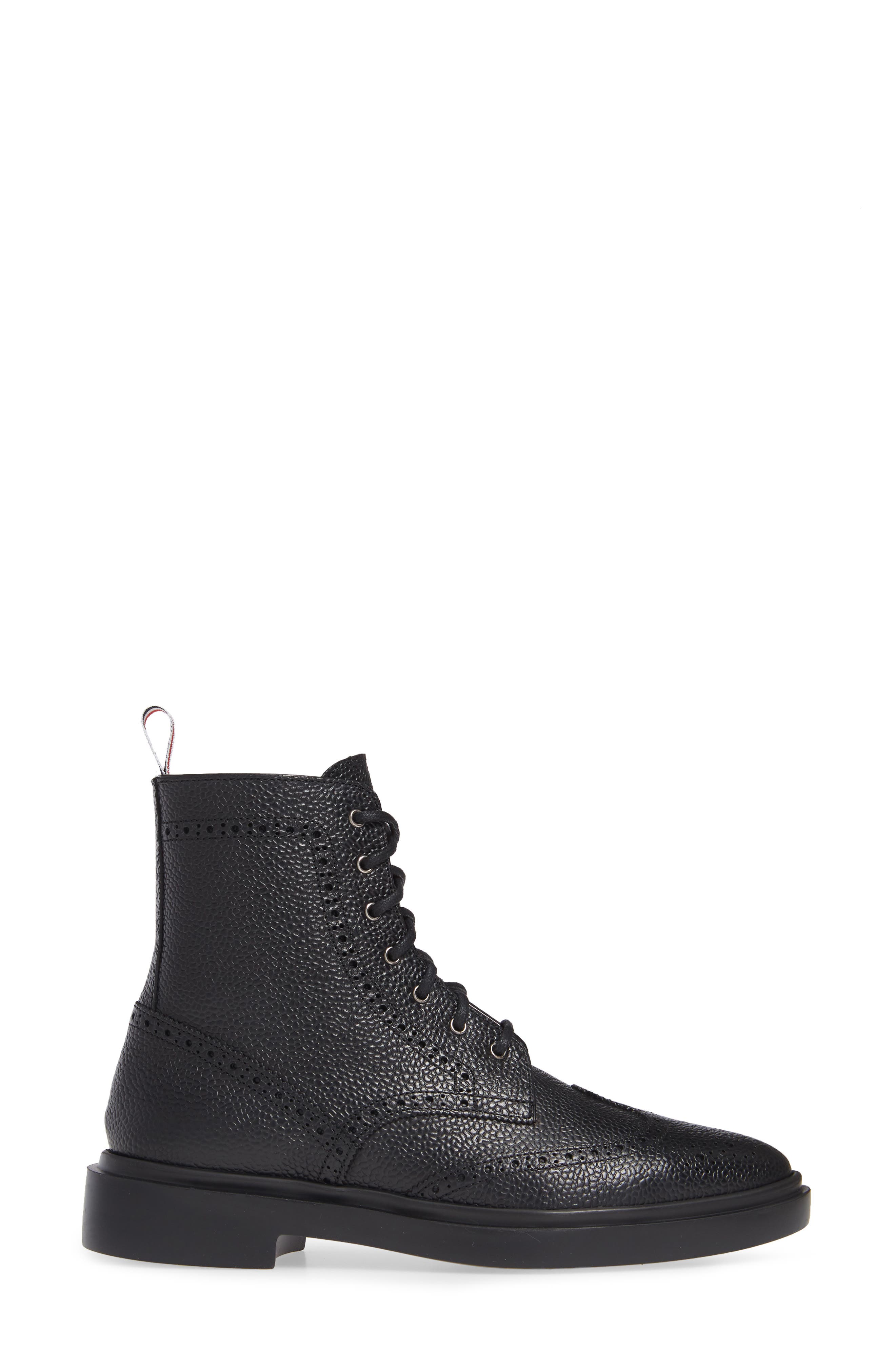 Thom Browne Wingtip Boot, Alternate, color, 