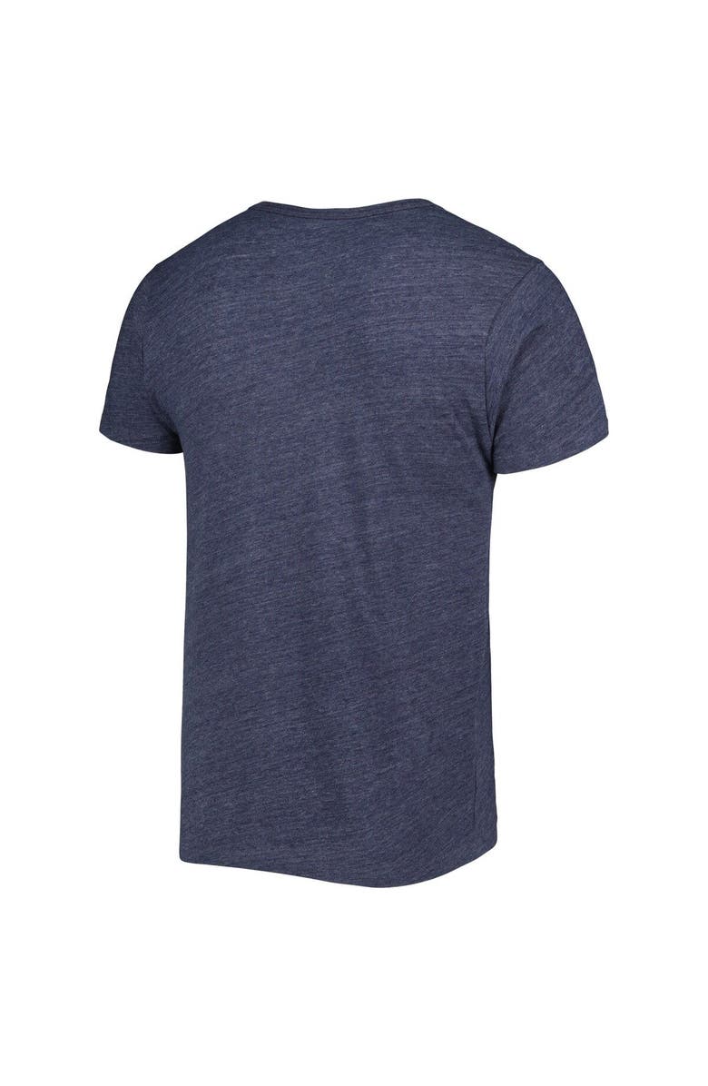 LEAGUE COLLEGIATE WEAR Men's League Collegiate Wear Heather Navy Michigan Wolverines 1965 Arch Victory Falls Tri-Blend T-Shirt, Alternate, color, 