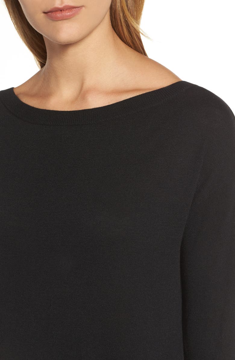 Halogen<sup>®</sup> Boatneck Tunic Sweater, Alternate, color, 