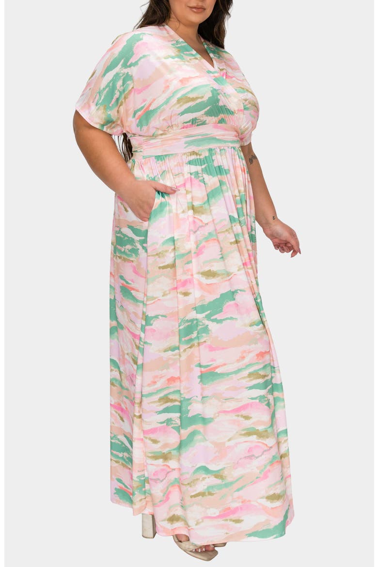 Reverie Empire Waist Maxi Dress, Alternate, color, SAGE PINK