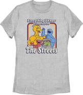 Sesame Street® Women's Sesame Street Everything I Know I Learned on the Streets Graphic T-Shirt