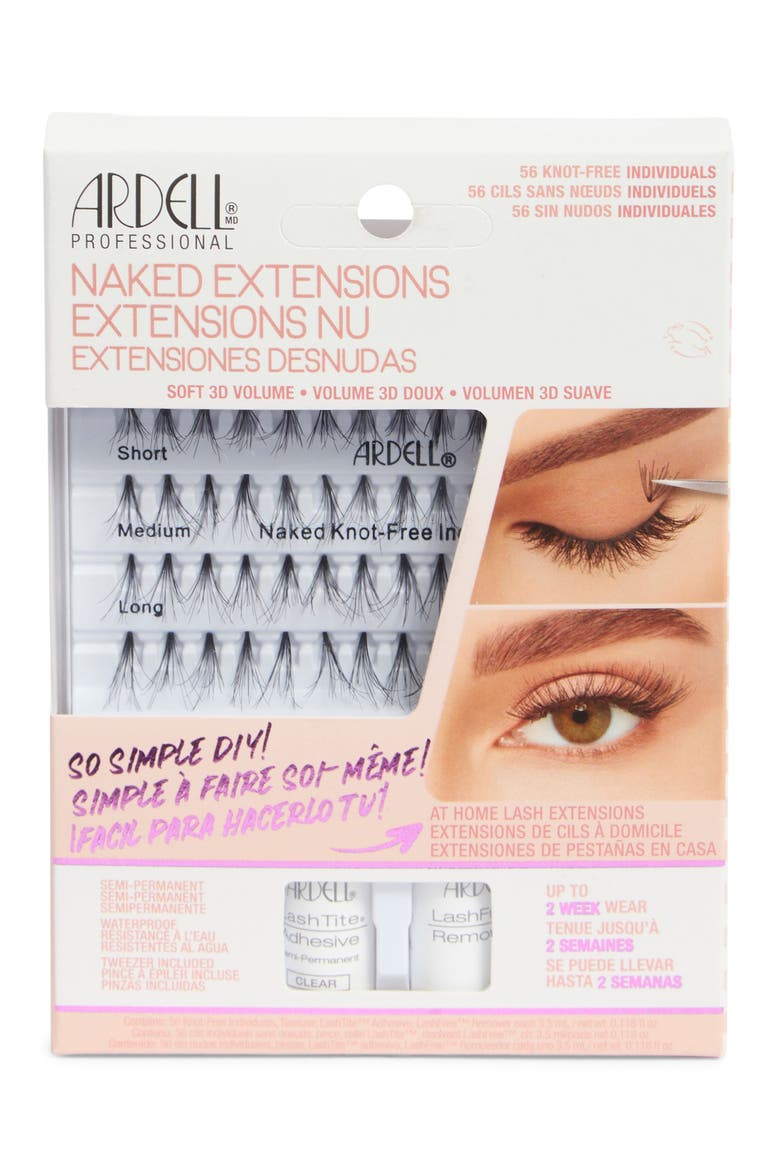 Seamless Naked Eyelash Extensions, Main, color, NO COLOR