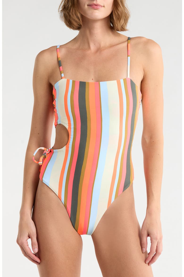 Ann Reversible One-Piece Swimsuit, Main, color, ORANGE