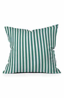 Bouquet Stripe Throw Pillow