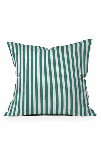 Bouquet Stripe Throw Pillow