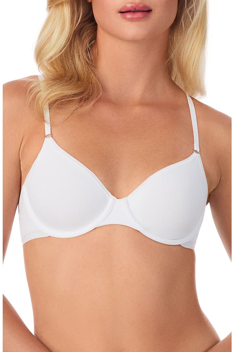 Cabana Unlined Underwire T-Shirt Bra, Main, color, WHITE