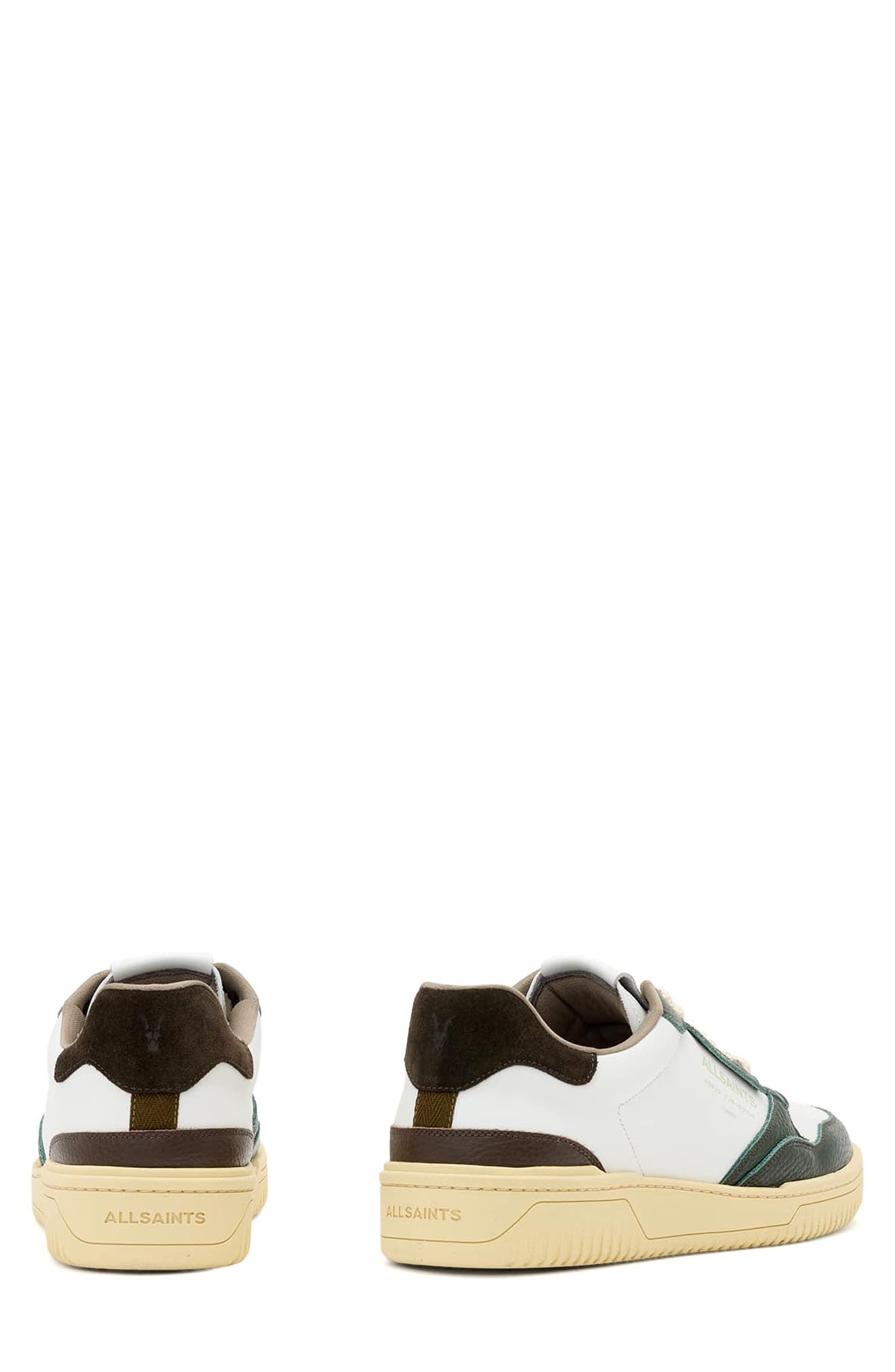 Regan Low Top Sneaker, Alternate, color, CHALK WHITE/ GREEN