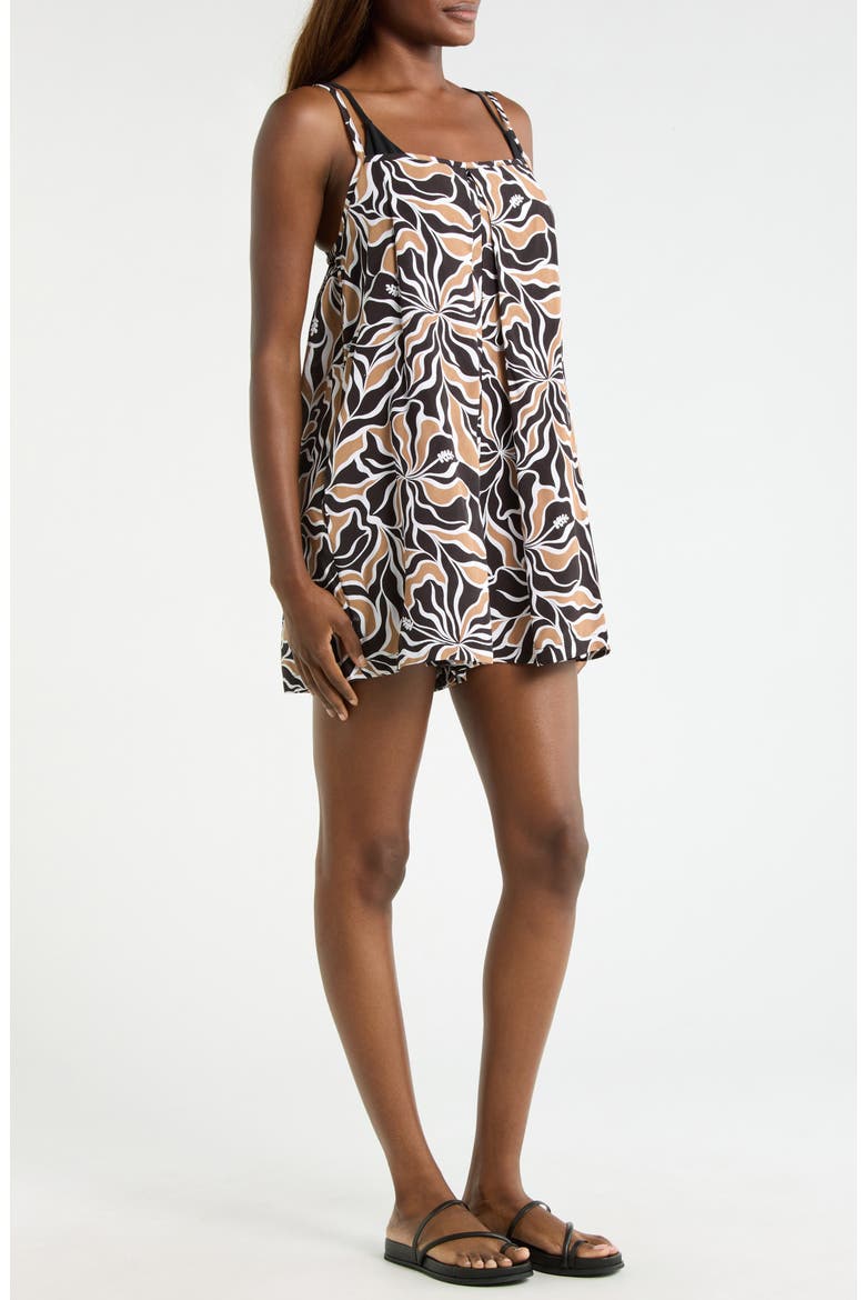 Cover-Up Romper, Alternate, color, TOASTED COCONUT