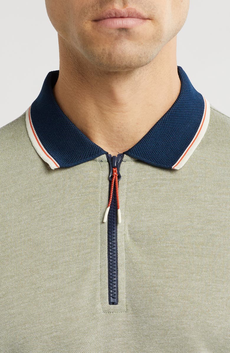 Sealskinz Eastgate Quarter Zip Polo, Alternate, color, Green