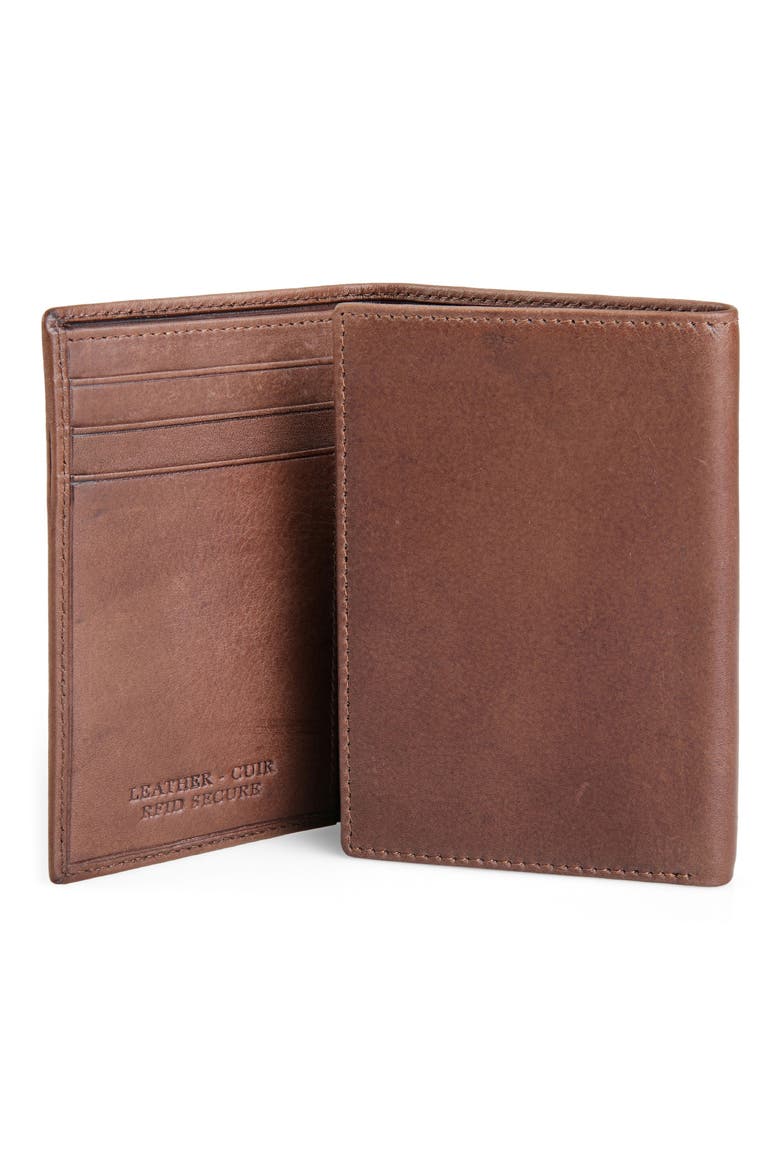 RFID Trifold Wallet, Alternate, color, BROWN