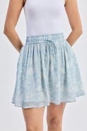 Reistor Drawstring Short Skirt