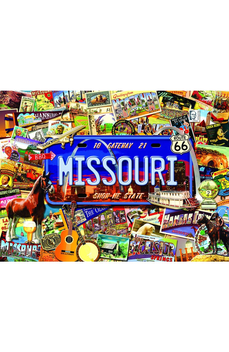 Sunsout Missouri The "Show Me" State 1000 piece Jigsaw Puzzle for Adults, Alternate, color, Multicolor