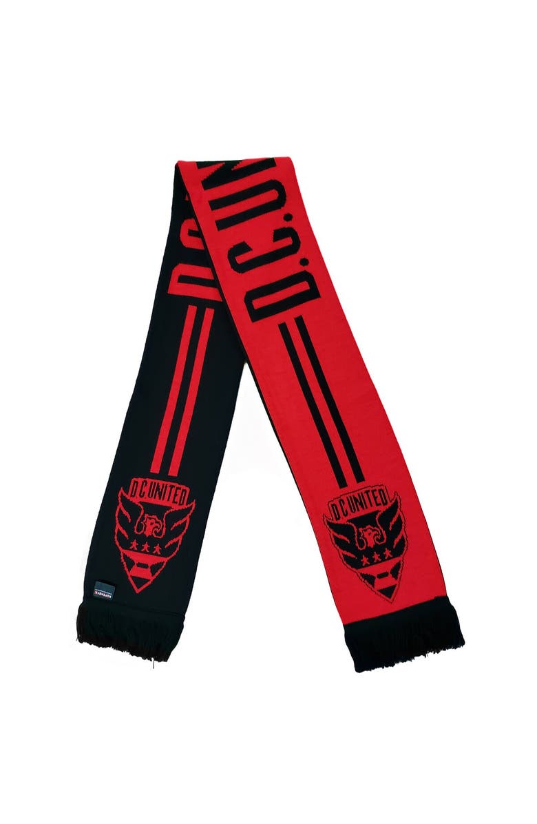 RUFFNECK SCARVES Red D.C. United Red 'N Black Knit Scarf, Alternate, color, Red