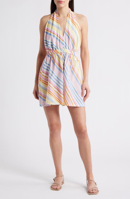 Frnch Absato Print Halter Romper