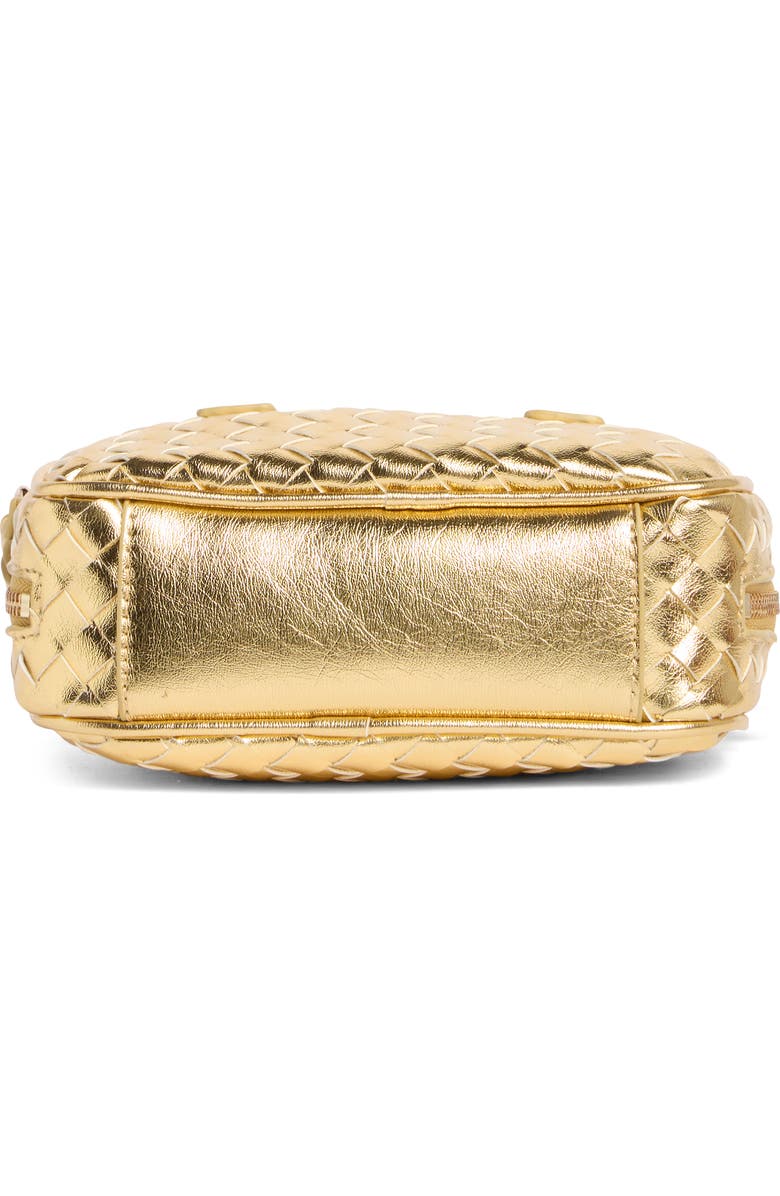 URBAN EXPRESSIONS HANDBAGS Woven Crossbody Bag, Alternate, color, Gold