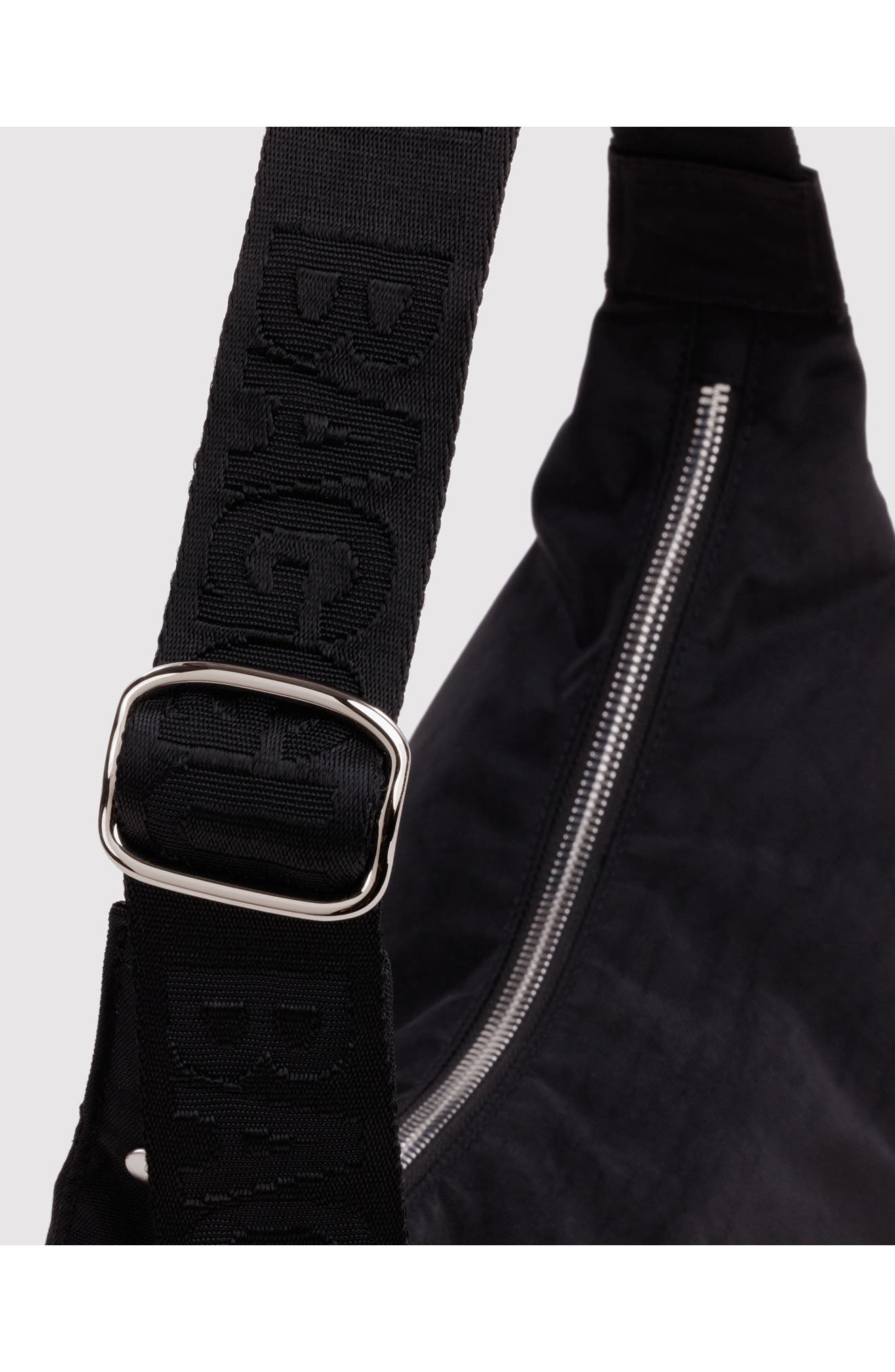 Medium Nylon Crescent Bag, Alternate, color, STUDS