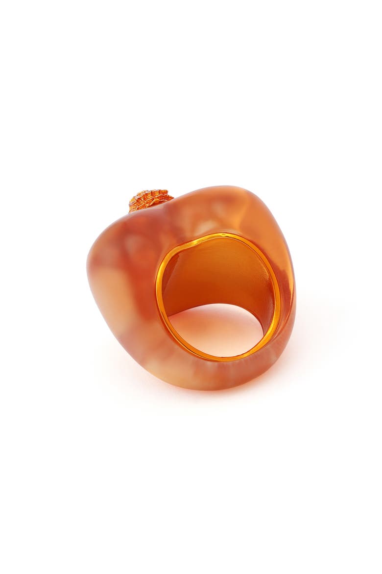 Jelly Eagle Cocktail Ring, Alternate, color, ORANGE