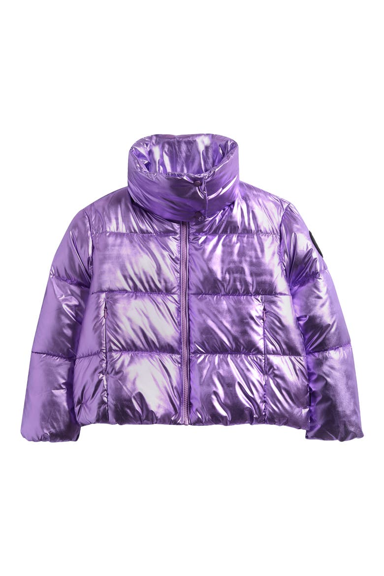 Kids' Dyla Puffer Jacket, Main, color, GALAXY VIOLET