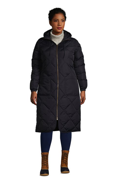 FeatherFree Insulated Diamond Quilted Maxi Coat