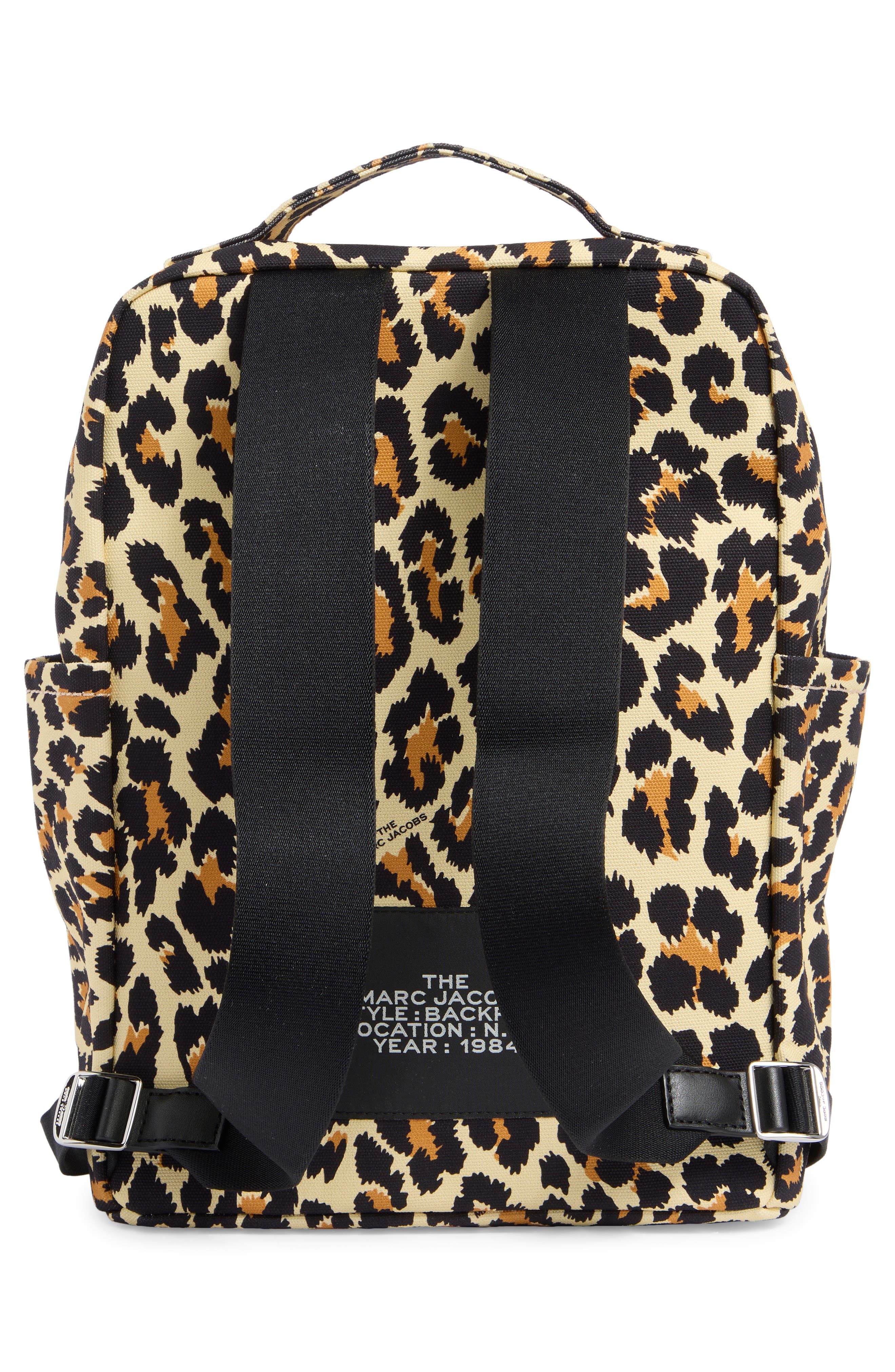 Marc Jacobs The Leopard Print Backpack, Alternate, color, 