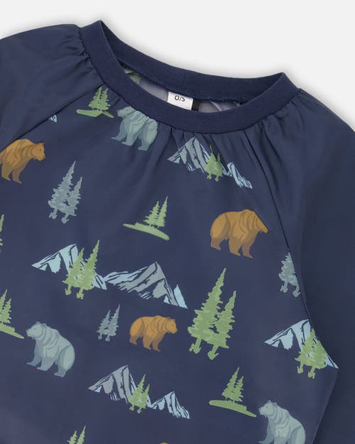 Deux Par Deux School Apron Animal In Multi