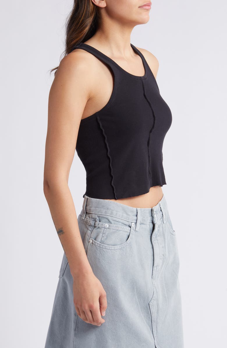 SLVRLAKE Re-Work Raw Hem Tank, Alternate, color,